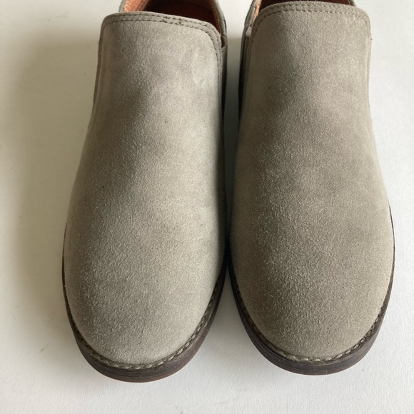 Gentle Souls Grey Suede Genuine Leather Rubber Outsole Loafers size 7 - Picture 10 of 14